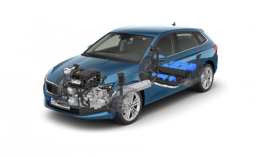 Схема Skoda Scala G-Tec 2019 года  (WW) (фото 13 из 23)
